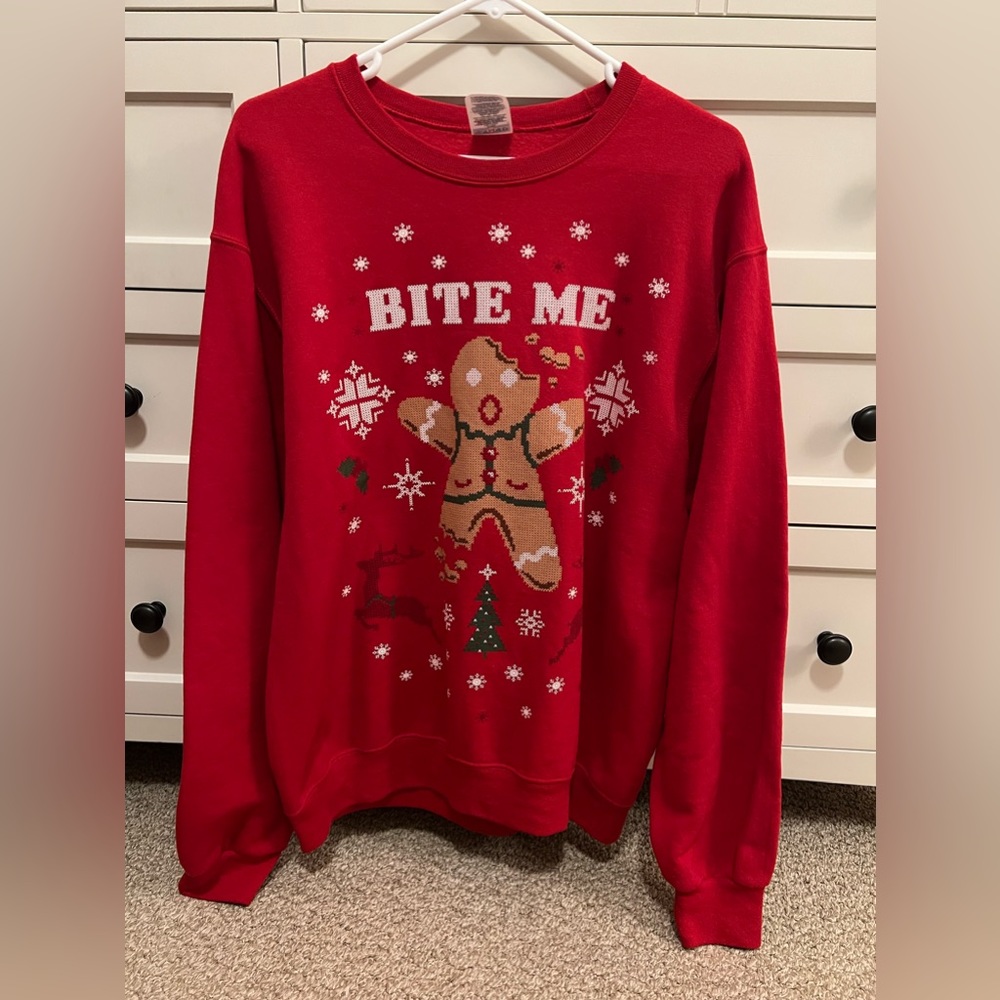 Bite Me Ugly Christmas Sweater
